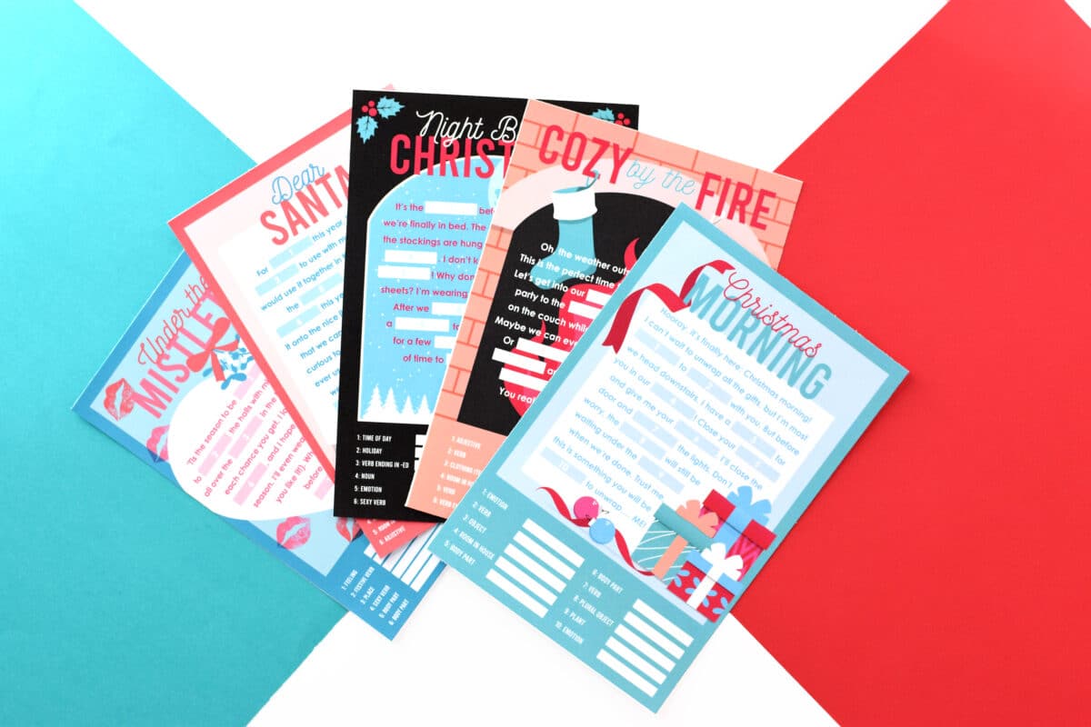 Printable Christmas Mad Libs to play with your spouse | The Dating Divas