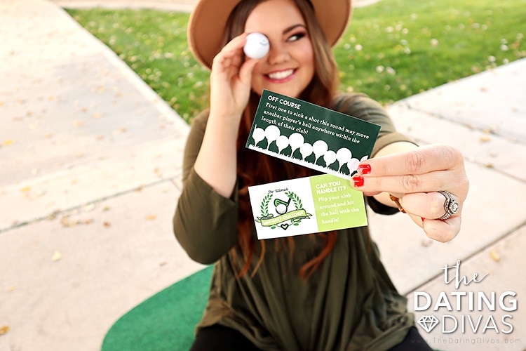 Mini-golf themed couple game for date night. | The Dating Divas
