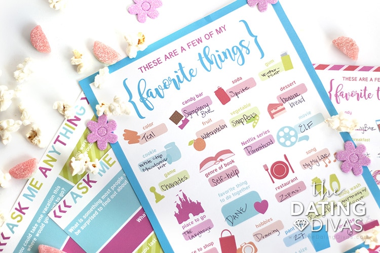 Couples Favorite Things Questionnaire