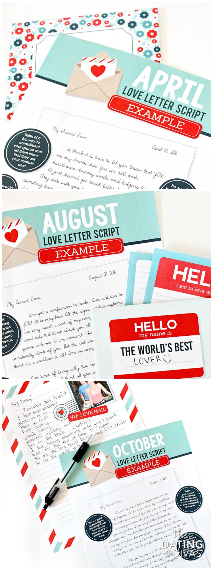 Everything you need to write a Love Letter