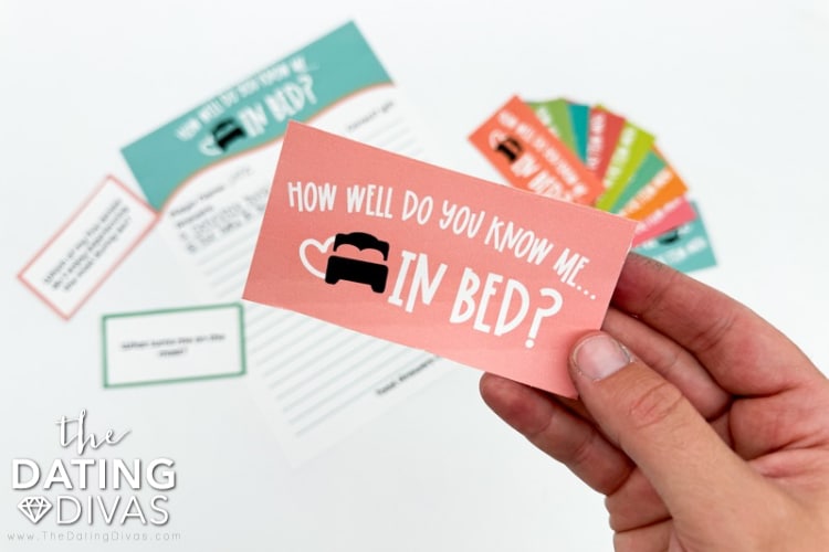 You and your sweetie will love this bedroom trivia game! | The Dating Divas
