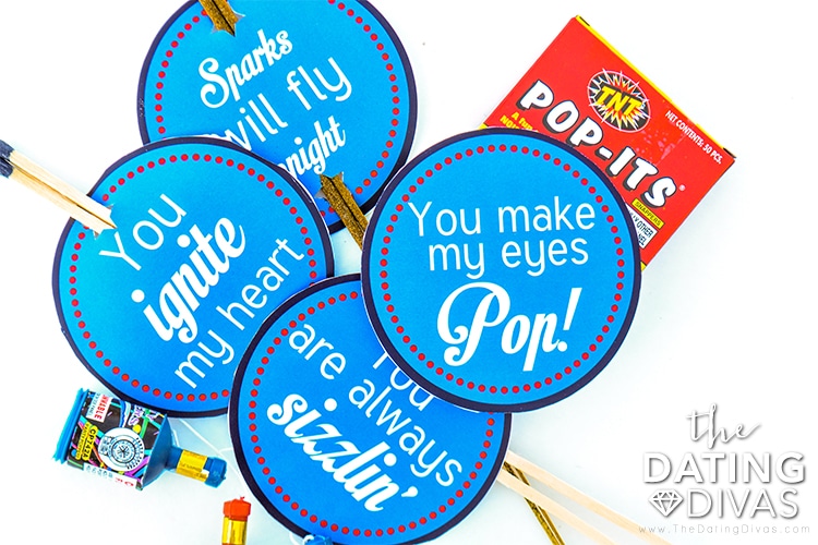 4th of July love notes for a last minute date!