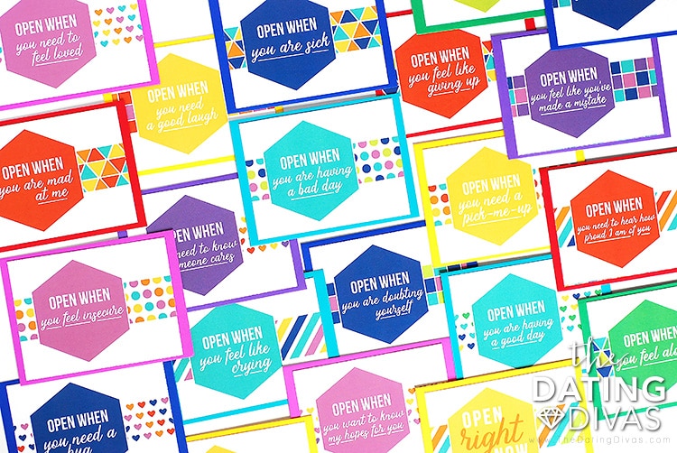 Open When Letters Kit for Kids - www.thedatingdivas.com Open When kit of letters for kids | The Dating Divas