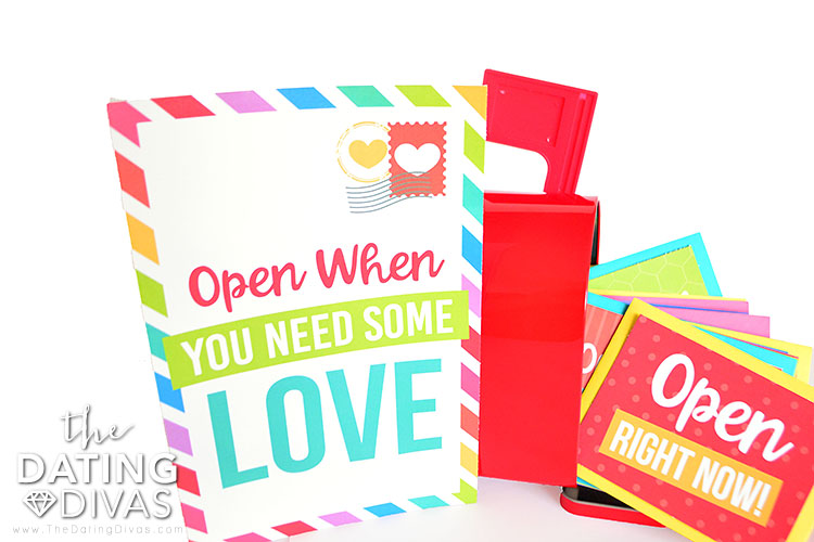 Create a box full of love with special love notes.