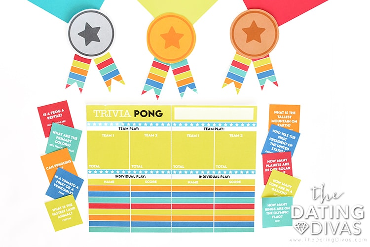 These printables will help you host an epic ping-pong family tournament! | The Dating Divas