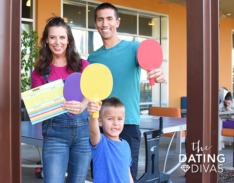 This ping-pong family game night is great for all ages! | The Dating Divas