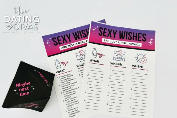 This sexy Make a Wish date is perfect for couples! | The Dating Divas
