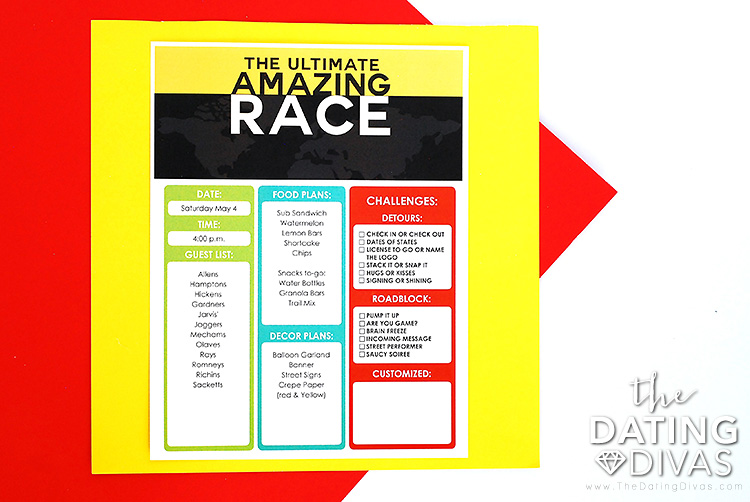 The Amazing Race Game Host Guide