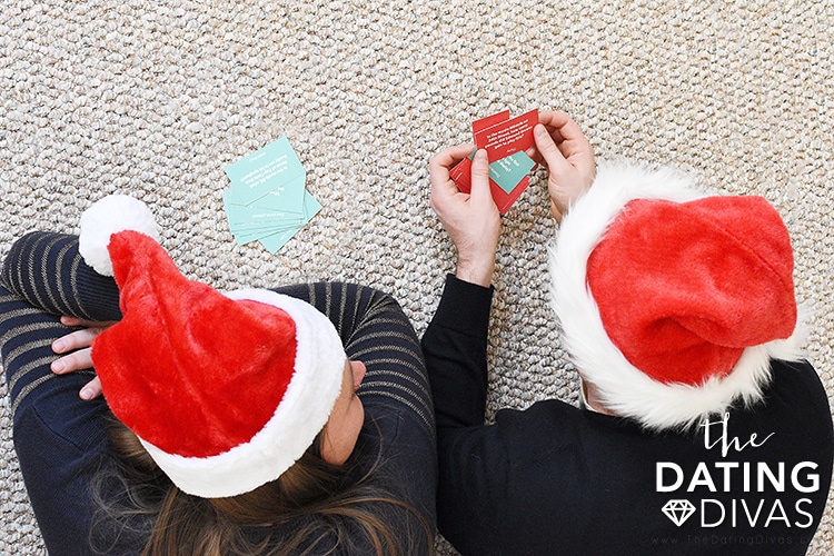Cozy Christmas trivia game night at home with spouse | The Dating Divas
