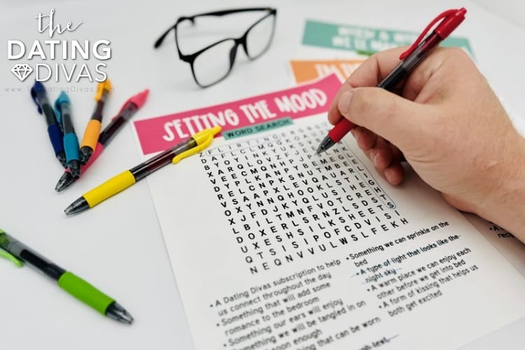 This sexy word search printable will be a hit in the bedroom. | The Dating Divas