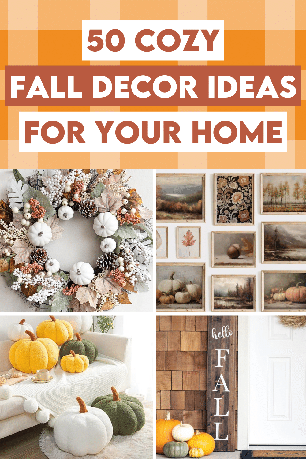 Check out this list of the top 50 cozy fall decor ideas! | The Dating Divas
