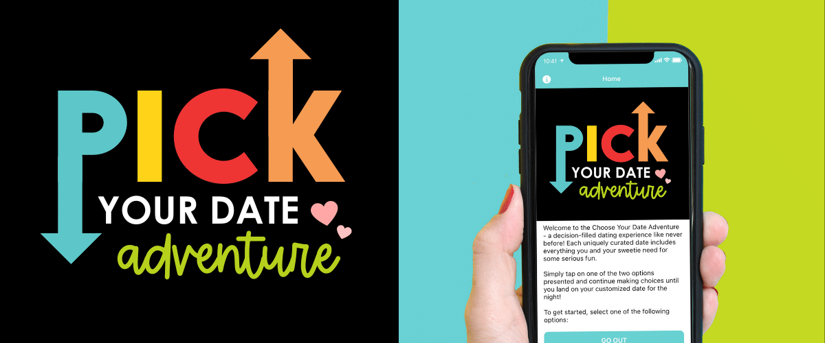 Pick Your Date Night Adventure - www.TheDatingDivas.com I always want a surprise date night, this app is delivering! I can't wait to try date #26 on this list! | The Dating Divas
