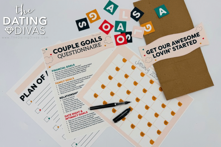 This couple goals date night has really useful printables! | The Dating Divas